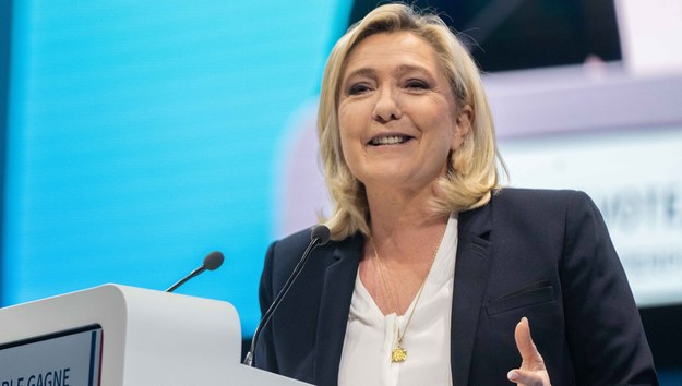 Marine Le Pen /CAROLINE BLUMBERG /PAP/EPA