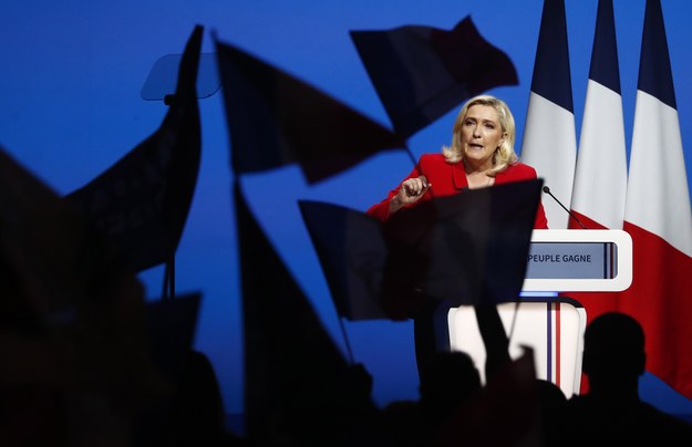Marine Le Pen /GUILLAUME HORCAJUELO  /PAP/EPA