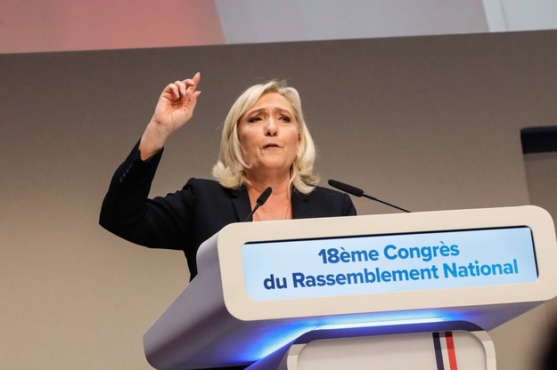 Marine Le Pen /Teresa Suarez /PAP/EPA