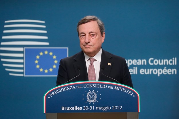 Mario Draghi /STEPHANIE LECOCQ  /PAP/EPA