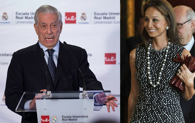 Mario Vargas Llosa, Isabel Preysler /Gonzalo Arroyo Moreno /Getty Images
