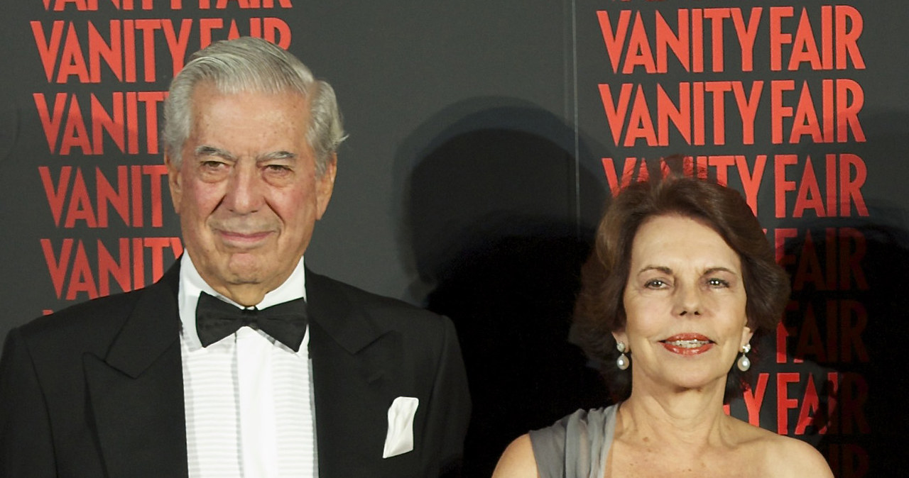 Mario Vargas Llosa z żoną Patricią /Carlos Alvarez /Getty Images