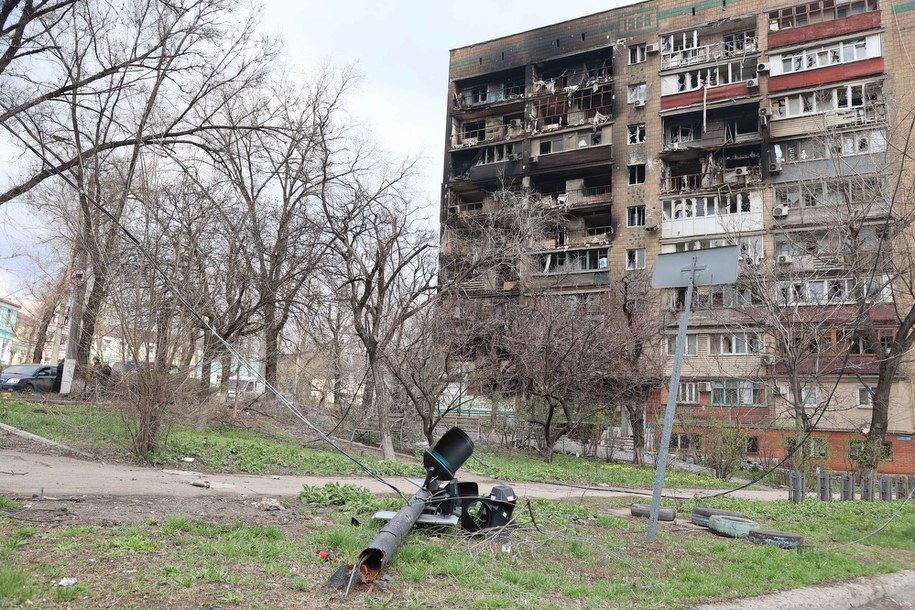 Mariupol, Ukraina - 15 kwietnia 2022 r. /AA/ABACA /PAP/Abaca