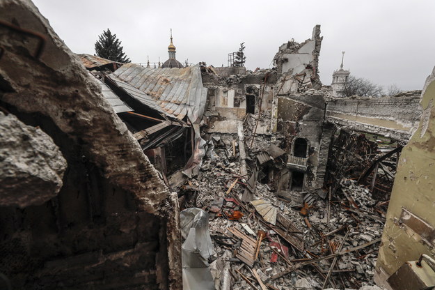 Mariupol zdemolowany przez Rosjan /Sergei Ilnitsky /PAP