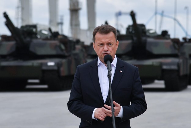 Mariusz Błaszczak, minister obrony narodowej /Marcin Bielecki /PAP