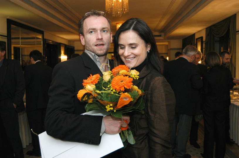 Mariusz Bonaszewski i Dorota Landowska, 2004 rok /Prończyk /AKPA