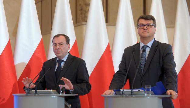 Mariusz Kamiński i Maciej Wąsik na zdjęciu 23.10.2017 roku. /Jan Bielecki /East News