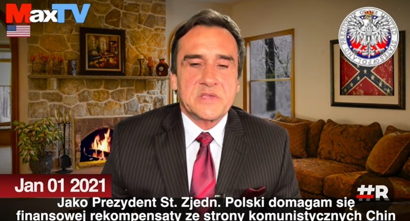 Mariusz Max Kolonko uznał się prezydentem Polski /Screen: youtibe.com/ /materiał zewnętrzny