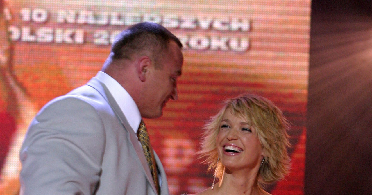 Mariusz Pudzianowski i Magda Mołek /Piotr Fotek /Reporter