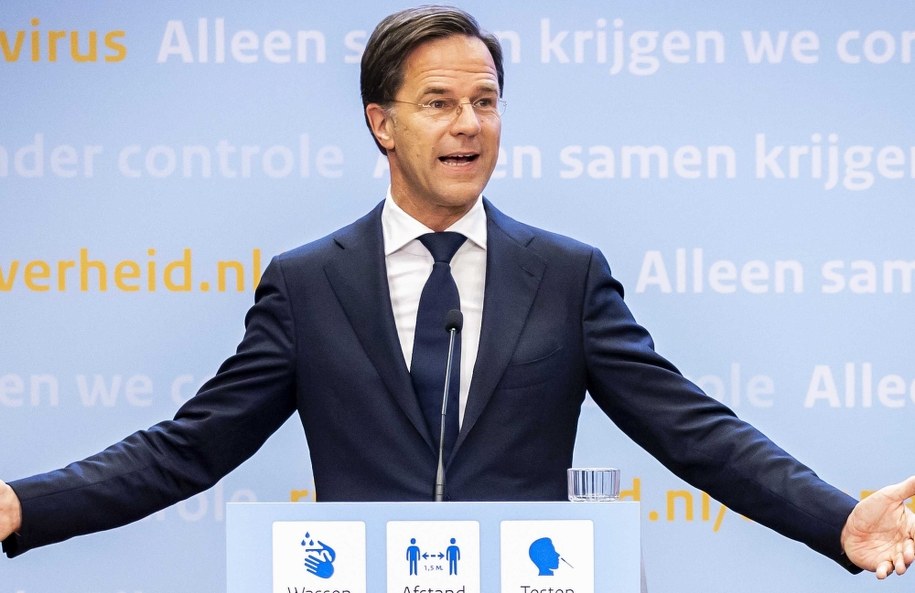 Mark Rutte / 	REMKO DE WAAL    /PAP/EPA