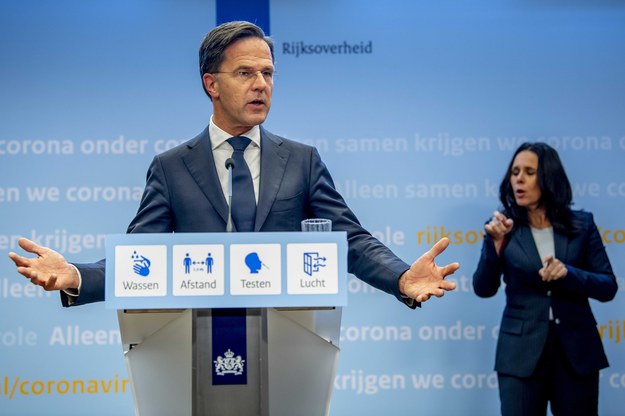 Mark Rutte /Robin Utrecht /PAP/EPA