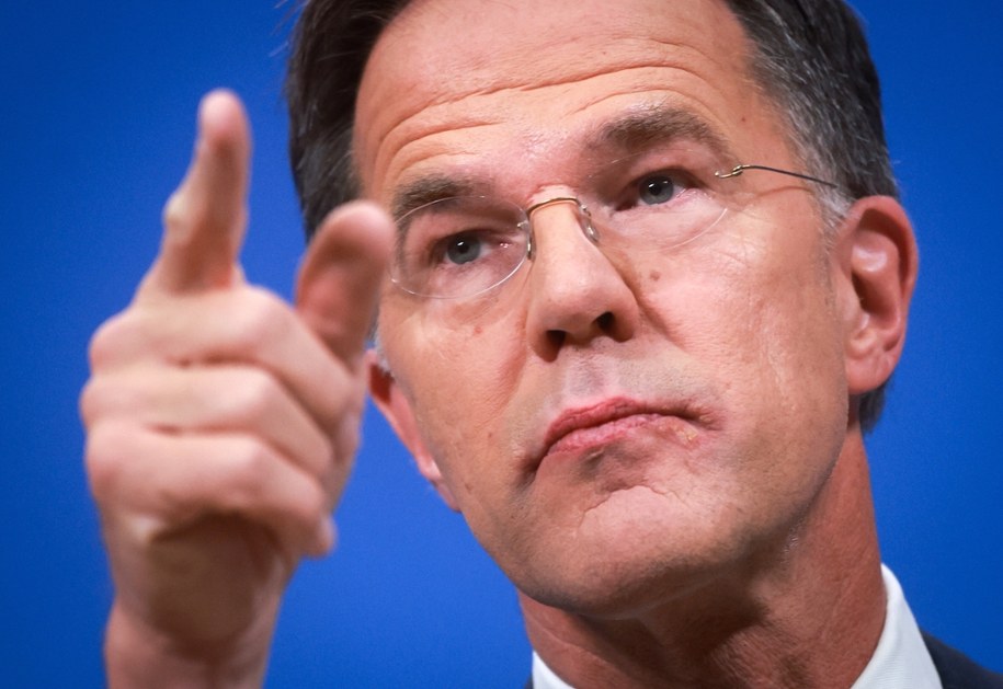 Mark Rutte /OLIVIER HOSLET /PAP/EPA