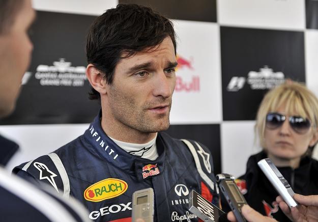Mark Webber, kierowca Red Bulla /AFP