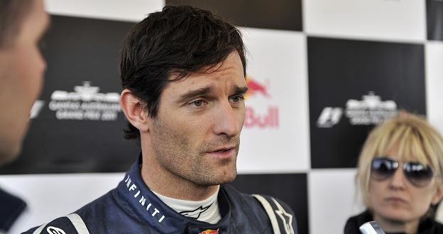 Mark Webber, kierowca Red Bulla /AFP