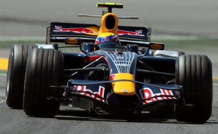 Mark Webber podczas Grand Prix Hiszpanii. /AFP