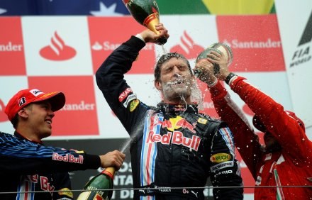 Mark Webber zanotował pierwsze zwycięstwo w karierze /AFP