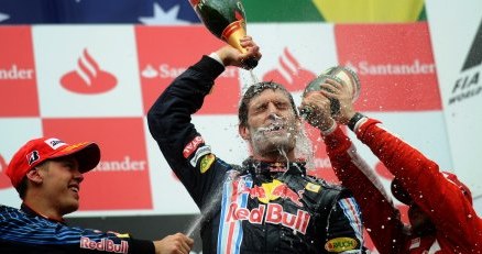 Mark Webber zanotował pierwsze zwycięstwo w karierze /AFP