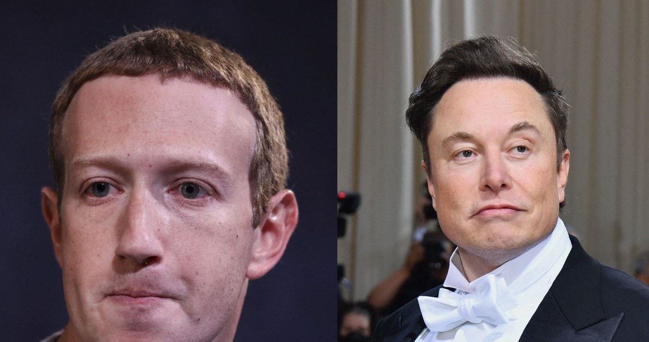 Mark Zuckerberg i Elon Musk /AFP