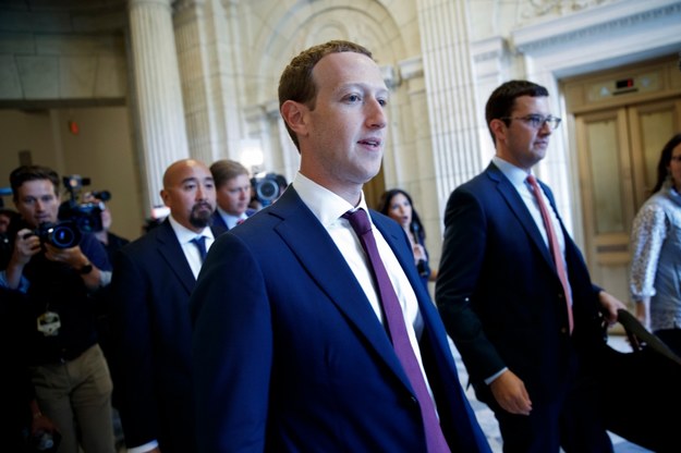 Mark Zuckerberg w Waszyngtonie /SHAWN THEW    /PAP/EPA