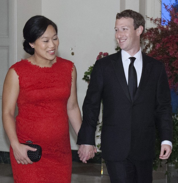 Mark Zuckerberg z żoną Priscillą / 	CHRIS KLEPONIS/POOL    /PAP/EPA
