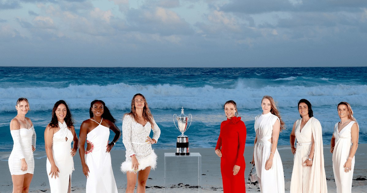 Marketa Vondrousova, Jessica Pegula, Coco Gauff, Aryna Sabalenka, Iga Świątek, Elena Rybakina, Ons Jabeur i Maria Sakkari / Clive Brunskill / Staff /Getty Images