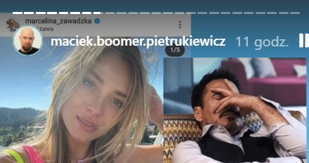 Marketingowiec skomentował post Zawadzkiej, https://www.instagram.com/maciek.boomer.pietrukiewicz/ /Instagram