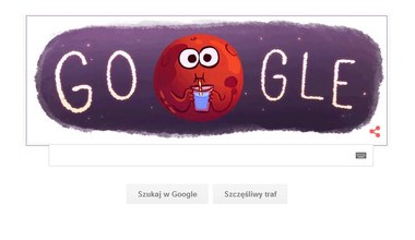 Mars - Google uczciło przy pomocy Doodle odkrycie wody na Czerwonej Planecie