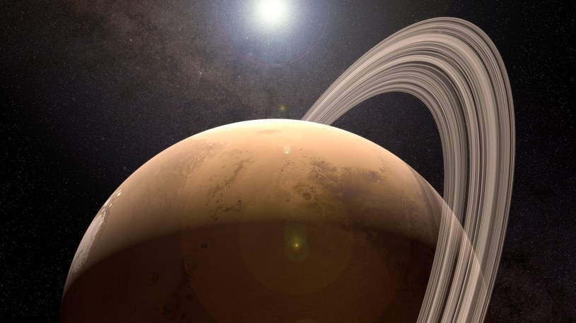 Mars miał pierścienie jak Saturn, ale będzie je jeszcze miał w przyszłości /Geekweek
