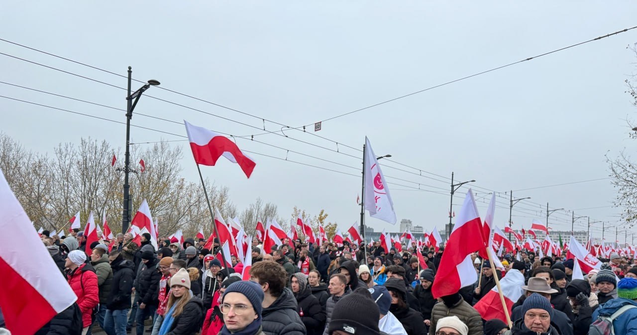 Марш незалежності у Варшаві /INTERIA.PL