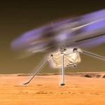 Marsjański dron rozbłysnął dziwnym fioletowym światłem