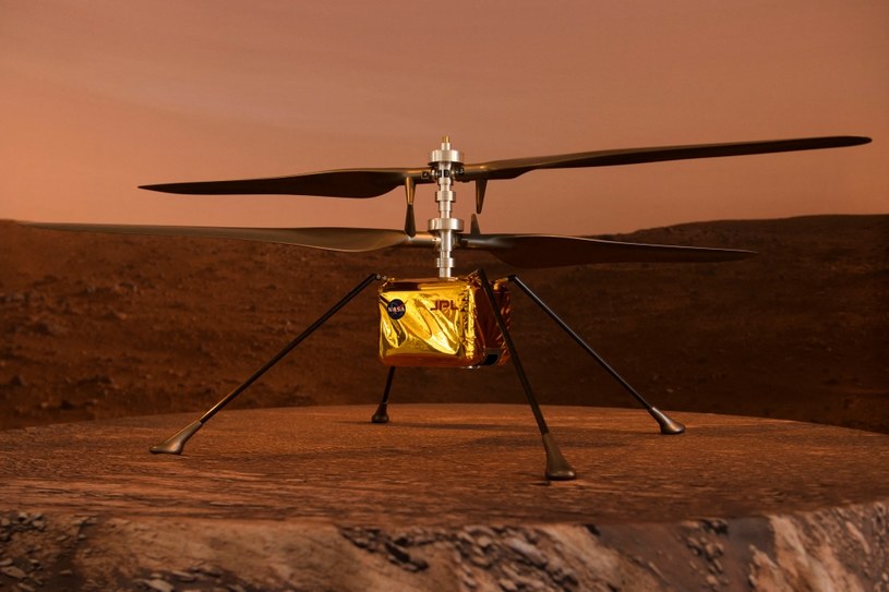 Marsjański helikopter Ingenuity już nie poleci. NASA zakończyła misję. /AFP