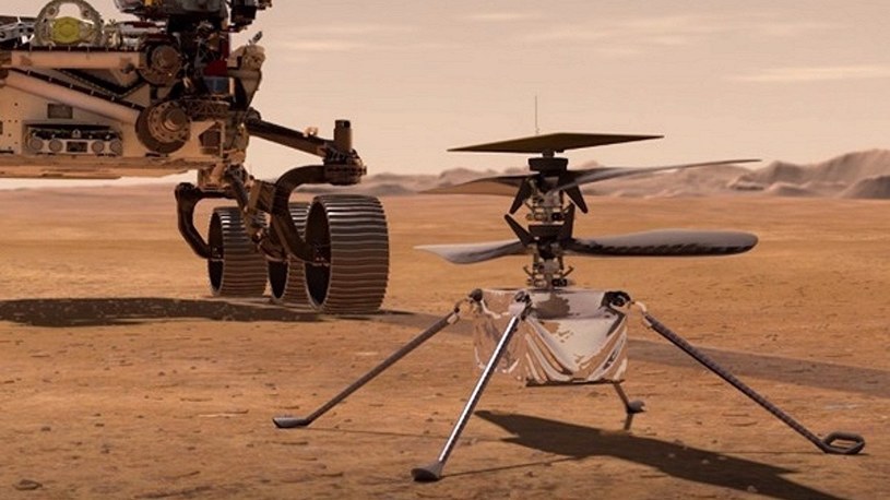 Marsjański helikopter przetestowany i gotowy do lotu. NASA uruchomiła relację z lotu /Geekweek