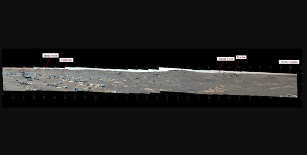 Marsjański łazik Perseverance potwierdził istnienie jeziora oraz rzeki na Marsie i pozyskał dwie z ok. 40 planowanych próbek /NASA/JPL-Caltech/ASU/MSSS /