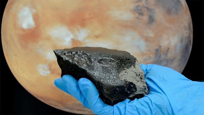 Marsjański meteoryt odkryty na Ziemi powrócił na Czerwoną Planetę /Geekweek