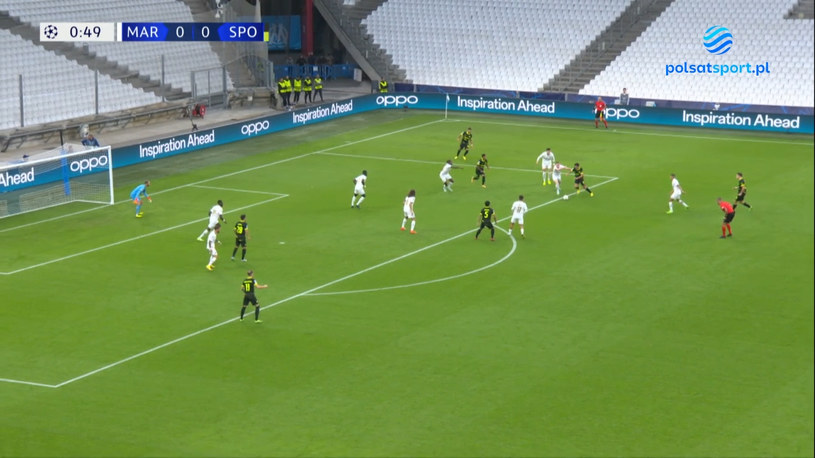 Marsylia – Sporting. Gol na 0-1. WIDEO (Polsat Sport)
