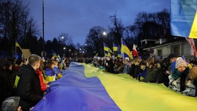 Marsz "365 dni bohaterstwa, 365 dni wsparcia" w Warszawie