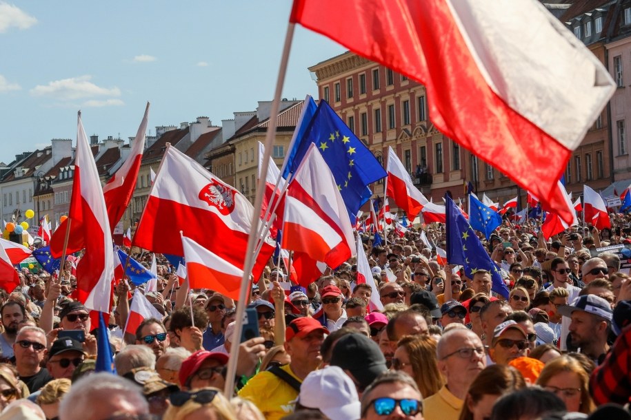 Marsz 4 czerwca /Paweł Supernak /PAP