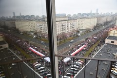 Marsz "KOD Niepodległości" w Warszawie