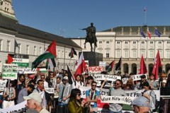 MARSZ DLA PALESTYNY W WARSZAWIE