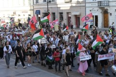 MARSZ DLA PALESTYNY W WARSZAWIE