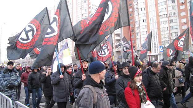 Marsz nacjonalistów w Moskwie /Przemysław Marzec /RMF FM