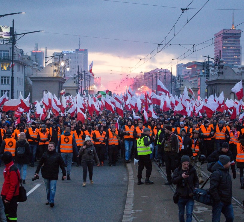 Marsz Niepodległośc /NurPhoto /Getty Images