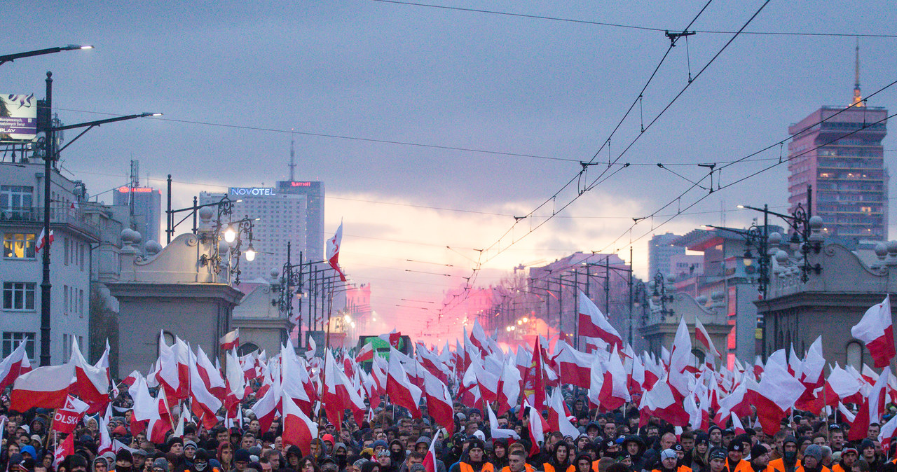 Marsz Niepodległośc /NurPhoto /Getty Images