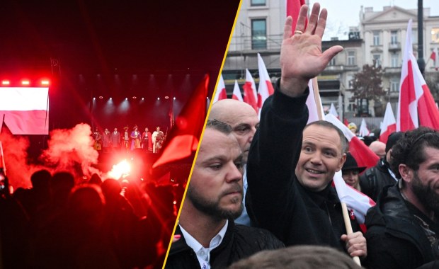 Marsz Niepodległości przeszedł ulicami Warszawy. Wśród uczestników prezydent Nawrocki [ZAPIS RELACJI]