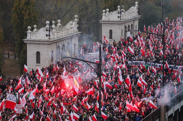 Marsz Niepodległości w 2023 r. /Paweł Supernak /PAP