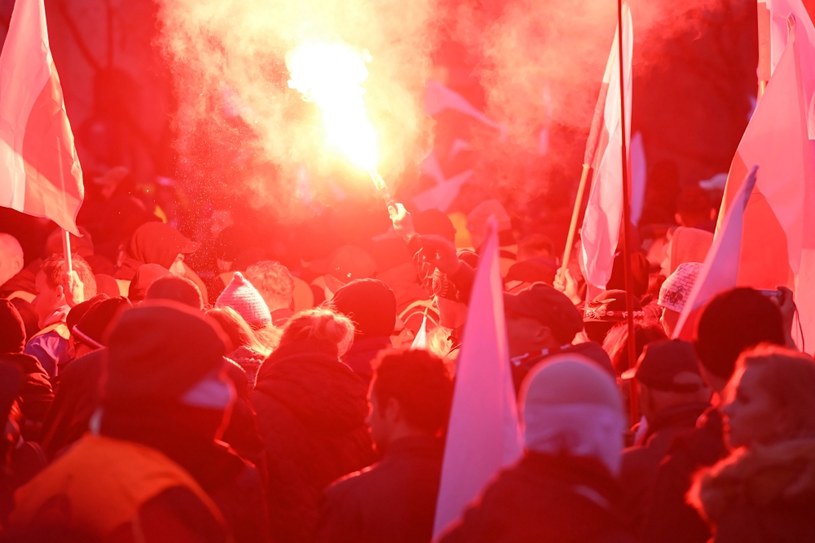 Marsz niepodległości w Warszawie / 	Piotr Polak    /PAP