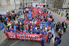 Marsz OPZZ w Warszawie