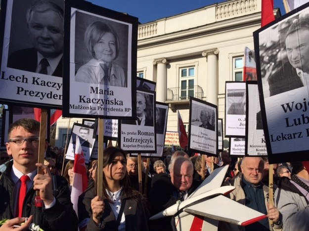 Marsz Pamięci przed Pałacem Prezydenckim /Mariusz Piekarski, RMF FM /RMF FM