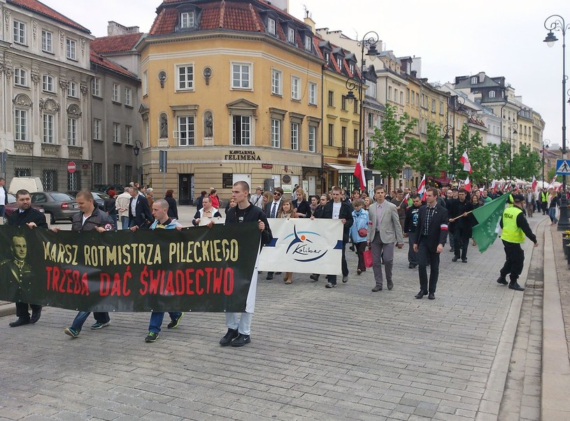 Marsz Pamięci Witolda Pileckiego, Warszawa, 12.05.2013 /Anna Jasińska /East News
