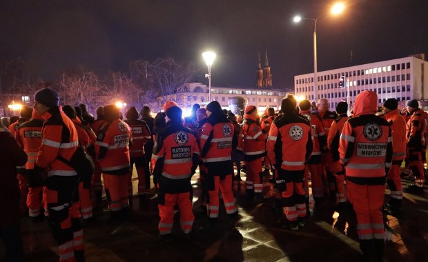 Marsz przeciwko agresji wobec ratowników medycznych